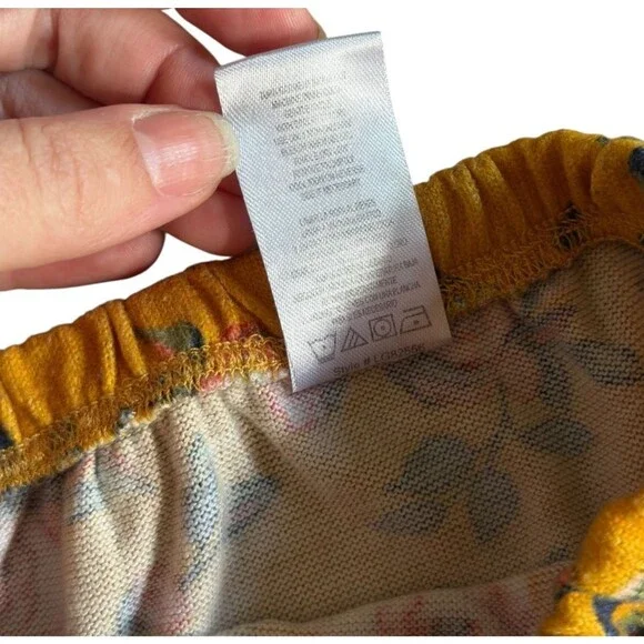 Girls Sz 18 Months Yellow Floral Dress & Bloomers 2 Pc Set LITTLE LASS - Picture 8 of 8